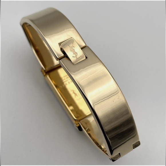 YSL Yves Saint Laurent Vintage Gold Bracelet Watch - Picture 6 of 9